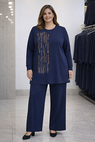 Mutlu City Women's middle-aged and older plus size stone embellished mother's...