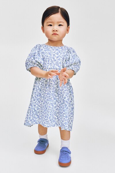 H&M Pamuklu Muslin Elbise