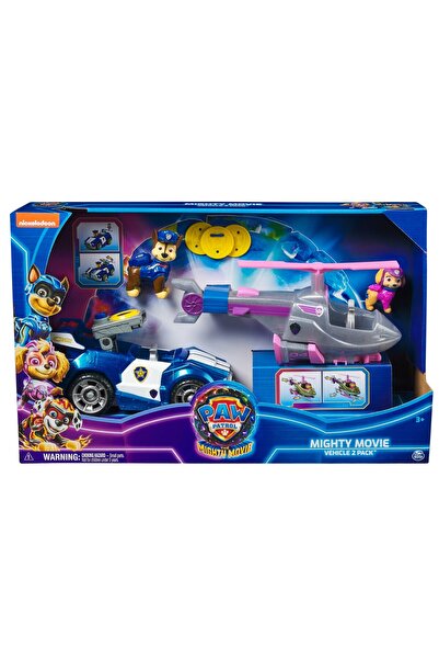Spin Masters PATRULA CATELUSILOR MIGHTY MOVIE SET 2 VEHICULE