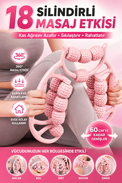 18 Silindirli Sıkılaştırıcı Masaj Aleti MTQ9305/ Bay Her Telden