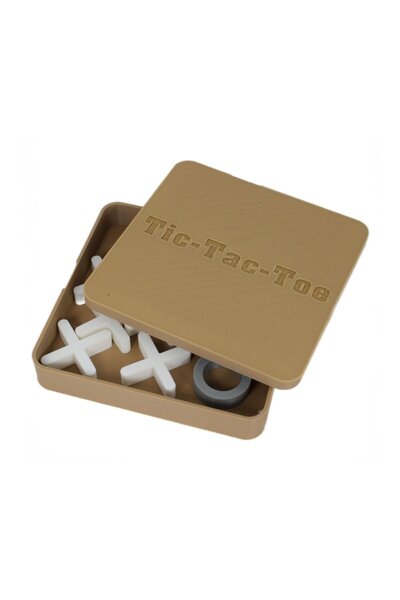 Sani Joc decorativ, Sâni, X și X, 12,3 x 12,3 x 3 cm, Bej - Alb, Gri