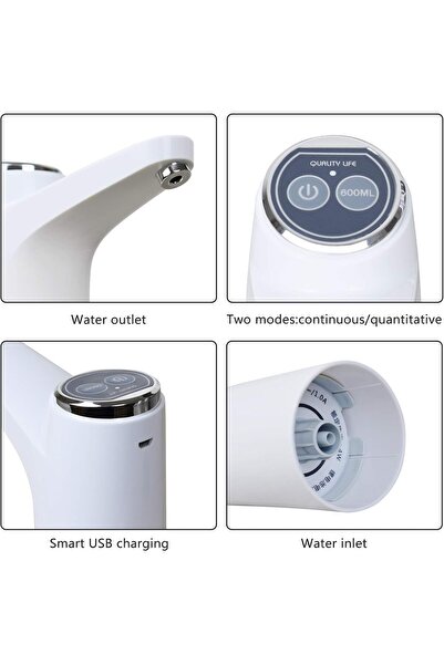 Generic GulfX USB Rechargeable Electric Water Dispenser Pump for 5 Gallon Bottles