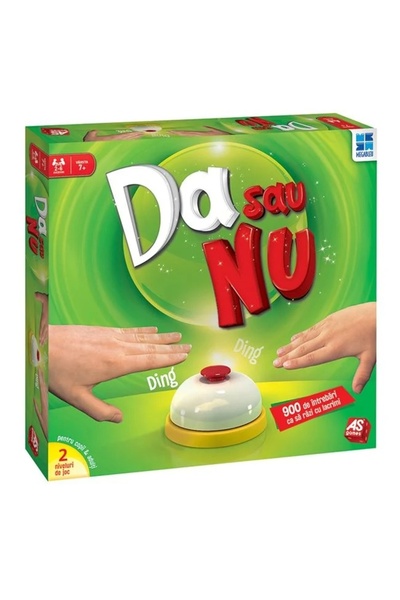 divendi-ro Joc de societate Da sau Nu cu 900 de întrebări, 27x5x27x27cm, mult...