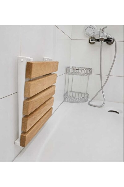 Ayşe Abladan ahşap katlanır banyo tabure 30/40