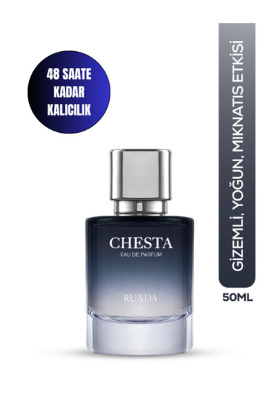 RUADA Chesta Erkek Parfüm 50 ML – Baharatlı, Odunsu Notalı Kalıcı EDP Parfüm