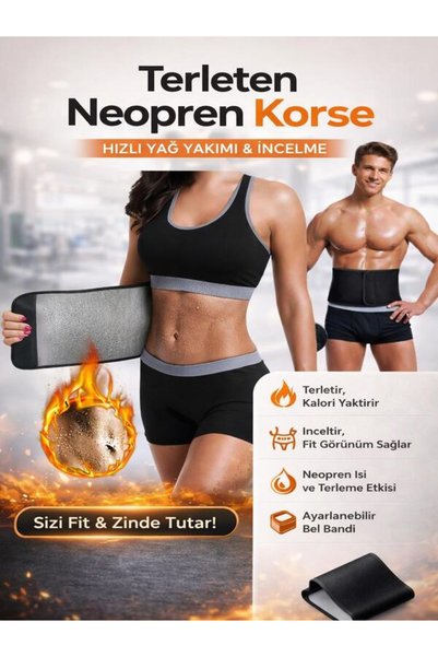 Ankaflex Yeni Nesil Performans Sauna Etkili Terletici Bel Göbek Korsesi