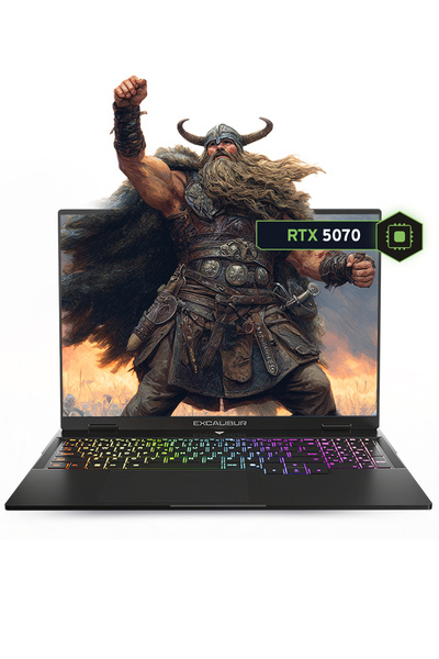 CASPER Excalibur G915 i7-13620H 32GB 1TB 8GB RTX5070 165Hz 16" Freedos Gaming Laptop G915.1362-DF70X-C