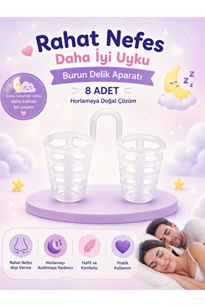 Nordmende 8 ADET Rahat Nefes Alıp Verme Uyku Horlama Önleyici Azaltıcı Burun ...