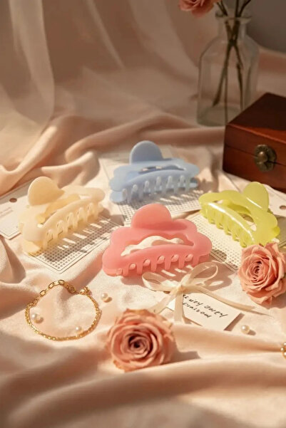 Miniso مشبك شعر ملون مرخص من أسيتات السليلوز
