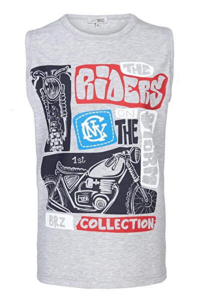 BRZ KIDS Printed Boy's Zero Sleeve T-shirt