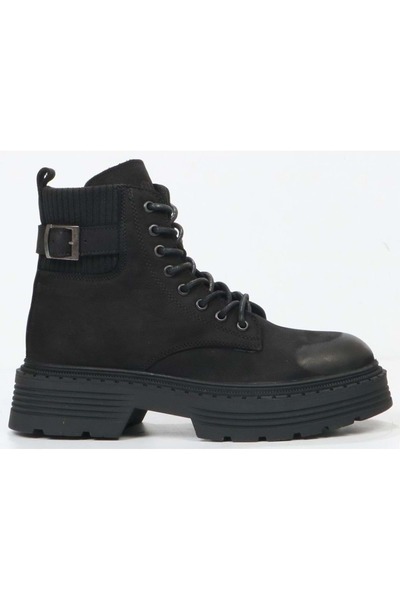 Hammer Jack 102-23860-Z Ghete de damă Carmen piele naturală NEGRE
