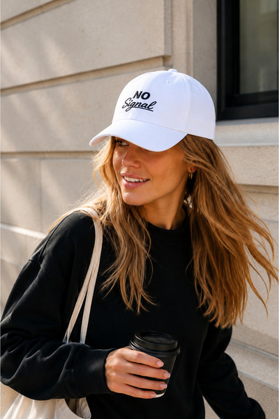 Zeramine 2024 No Signal Nakışlı Unisex Baseball Şapka Ayarlanabilir Spor Cap