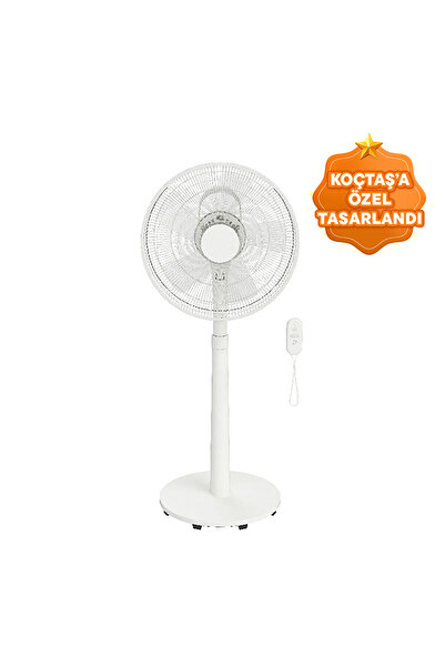 GOOD HOME Carrao 35 cm Ayaklı ve Uzaktan Kumandalı Beyaz Vantilatör