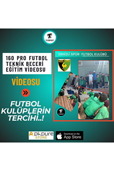 TEKNİKMAT PLATINUM PRO EĞİTİM VİDEOSU ÖMÜR BOYU - FUTBOL TOPU- FUTBOL MATI VE KAYDIRMAZ ÇORAP HEDİYELİ