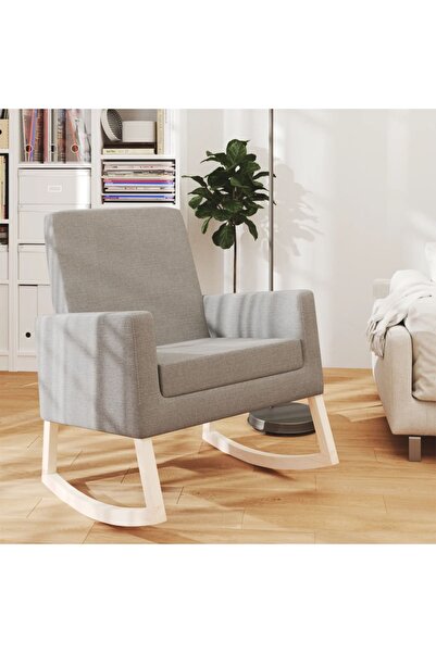 Concept Scaun balansoar, gri deschis, material textil