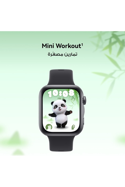 Huawei ساعة ذكية WATCH FIT 5، تتبع متقدم للنوم والصحة، مراقبة رياضية، متوافقة مع iOS وأندرويد، عمر بطارية يصل إلى 10 أيام، باللون الأسود