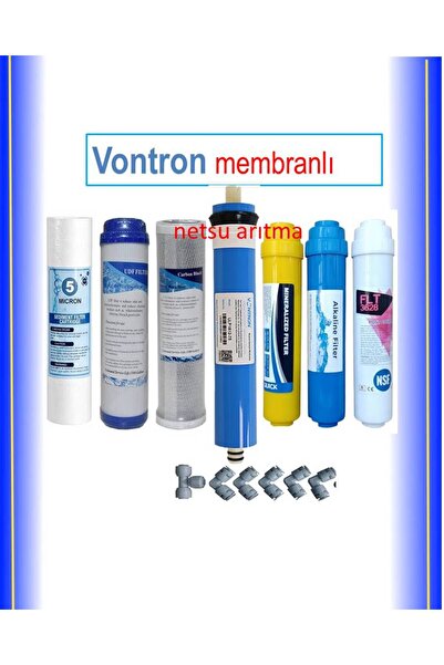 netsu arıtma -Vontron Membranlı, Çift Karbonlu, Açık Kasa Su Arıtma Cihazı Fi...