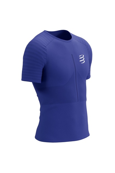 Compressport Ανδρικό αγωνιστικό μπλουζάκι τρεξίματος με κοντά μανίκια 2024-Να...