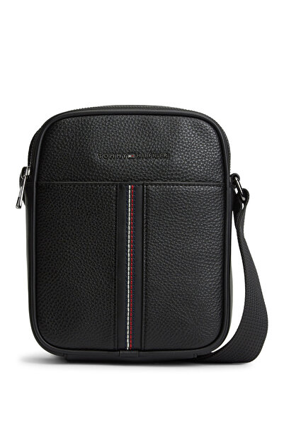 Tommy Hilfiger Siyah Erkek Postacı Çantası TH CENTRAL MINI REPORTER