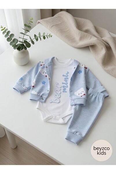 Babyim Bear Mini 3-Piece Hooded Set