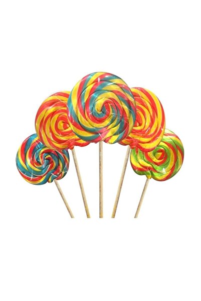 candy fox عصي المصاصة حلوى المبتدئين قوس قزح 6 قطع