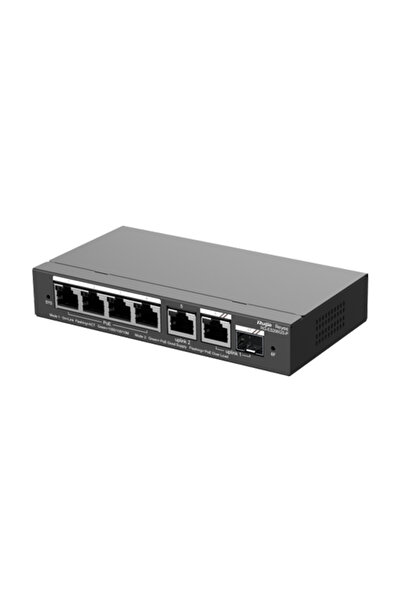 Ruijie Networks Switch cu 4 porturi PoE+, 2 porturi GE, 1 port SFP, Gigabit, ...
