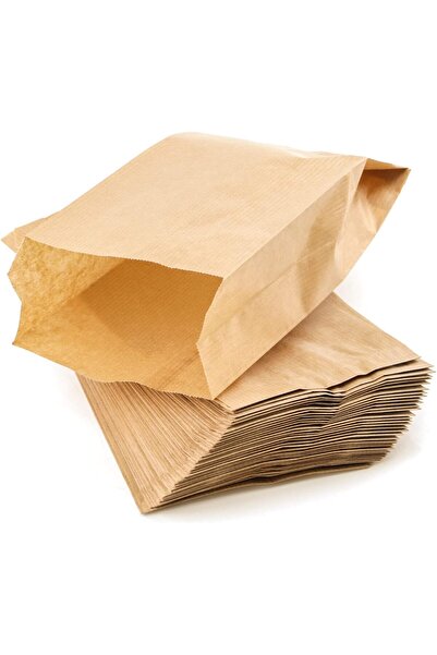 ecenplast Kraft Kese Kağıdı Hediye Paketi 15x27 Cm 50 Adet Düz Renk