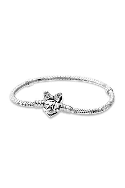 My Story Charm Uyumlu Disney Minnie Mouse Zincir Gümüş Bileklik