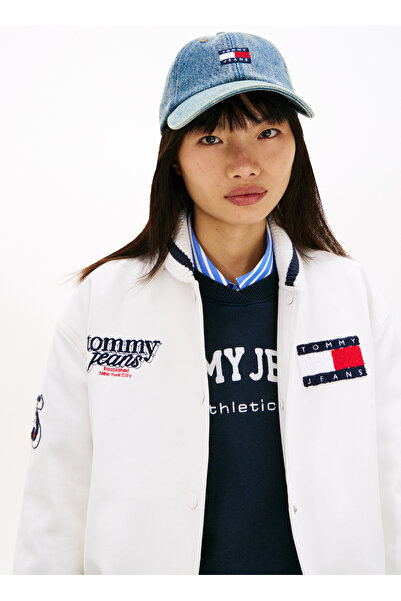 Tommy Hilfiger Mavi Kadın Nakışlı Şapka TJW HERITAGE DENIM CAP