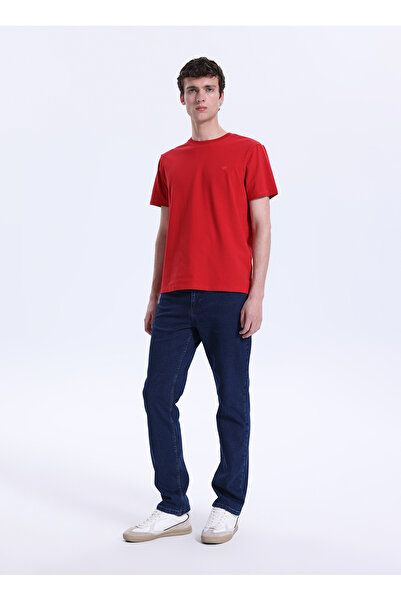 Mustang Normal Bel Straight Mavi Erkek Denim Pantolon WASHINGTON-1424