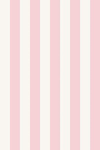 Bien Duvar Kağıtları Pembe Beyaz Çizgili Duvar Kağıdı 5 M² Pembe Beyaz Parlak...