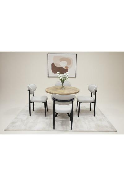 ROYALİSA TABLE CHAİR ROYALISA LOFT YUVARLAK AÇILIR MUTFAK MASASI