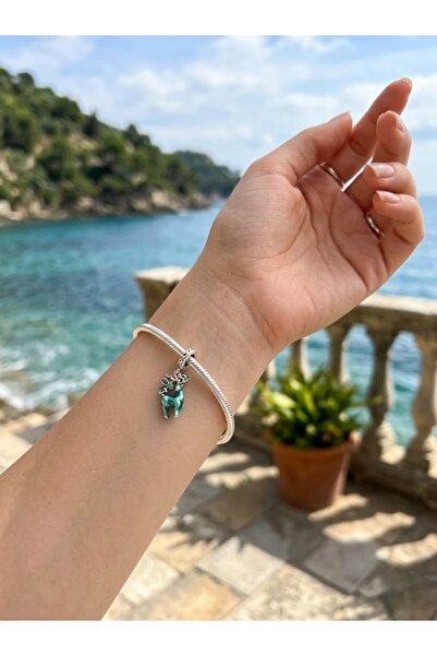 My Story Karanlıkta Parlayan Ren Geyiği Kolye Charm'ı