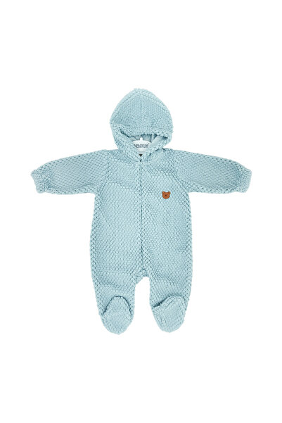 Bebitof Baby بذلة بيبيتوف منقوشة بغطاء للرأس 70362
