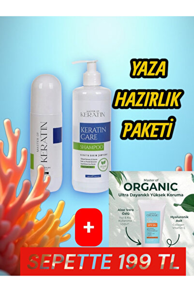 MASTER OF ORGANİC Master of Keratin Şampuan +Keratin Sütü ve ---BİRİKTE AL ŞA...