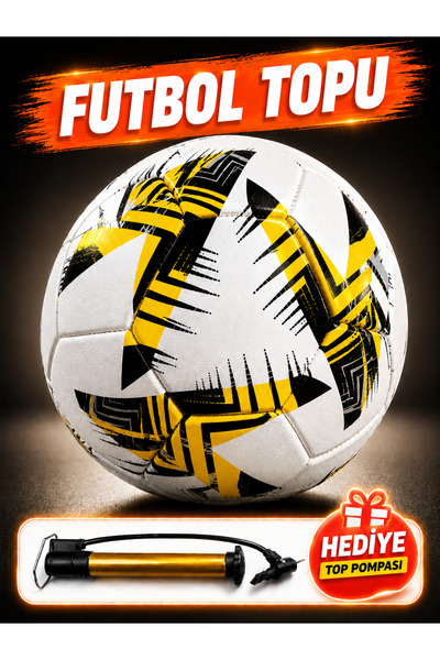 a v d a 2025 UEFA Deluxe Professional Futbol Topu Tpu Deri - 5 Numara - 4 Ast...