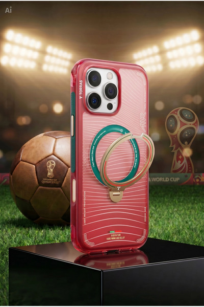 TORRAS iPhone 16 Pro Max Kılıf MagSafe Standlı OStand Q3 Air World Cup Serisi...