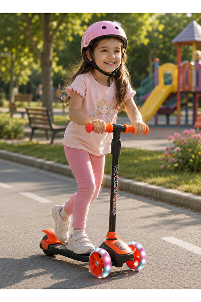 Scooter سكوتر CoolWheel مضاء بثلاث عجلات مع ضوء