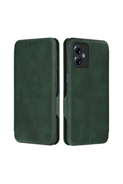 Techsuit Husă pentru Motorola Moto G14 - Safe Wallet Plus - Verde