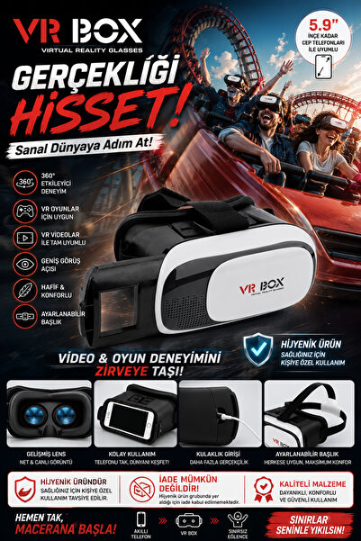 VR BOX Sanal Gerçeklik Gözlüğü4638