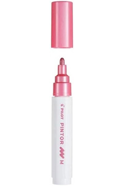 Pilot Marker cu vopsea metalizată, vârf rotund M 1.4 mm, Roz