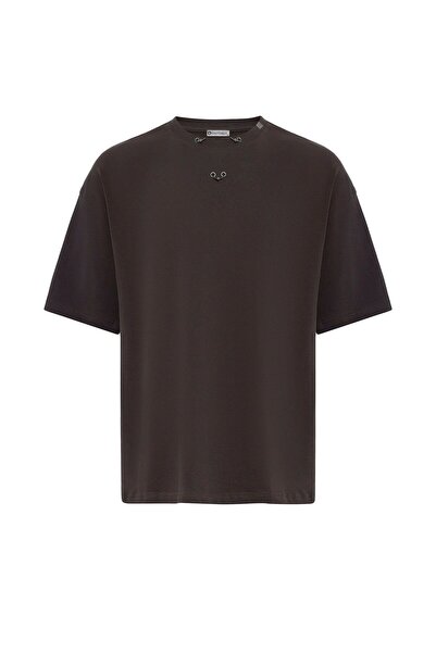 S13 Store Oversize metal ring detailed t-shirt