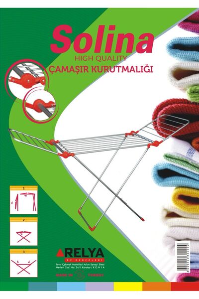 Relya Ev Gereçleri SOLİNA BORULU ÇAMAŞIR KURUTMALIĞI