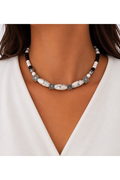 Asteria Elite Howlite Onyx Necklace