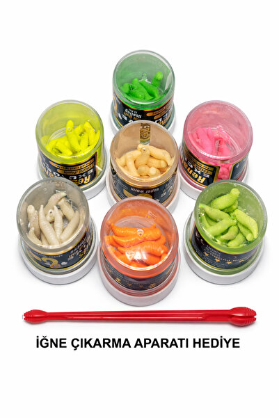 Renat Trout Trout Master Peynir Kokulu Yüzen Silikon Kurtçuk Alabalık Yemi (7...