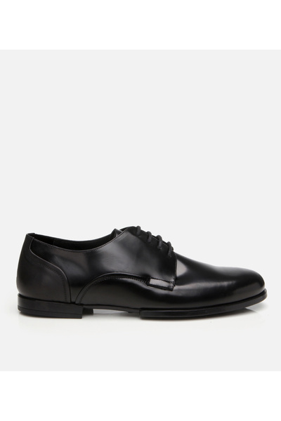 Hotiç Men's Leather Black Classic Shoes