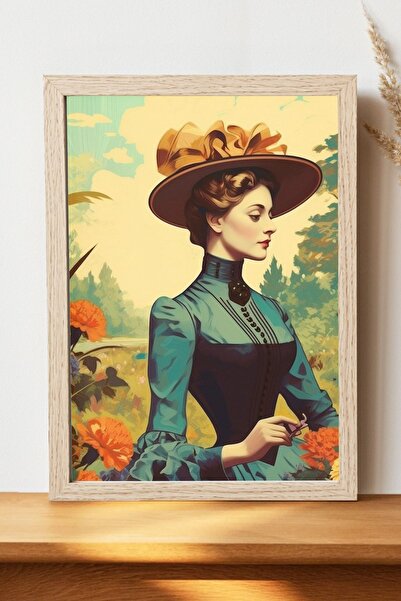 Luna Marissa Vintage γυναικεία αφίσα - Αφίσα τοίχου από γυαλιστερό χαρτί χωρί...