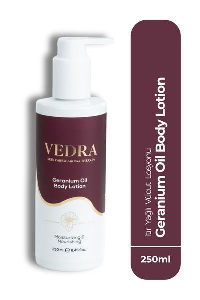 VEDRA AROMATHERAPY & SKINCARE Geranium Oil Body Lotion Geranium Oil Body Loti...