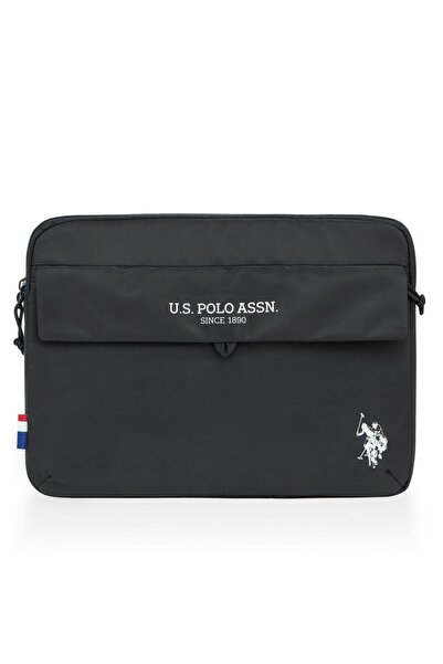 U.S. Polo Assn. حقيبة يو إس بولو أسن للكمبيوتر المحمول والتابلت باللون الأزرق...