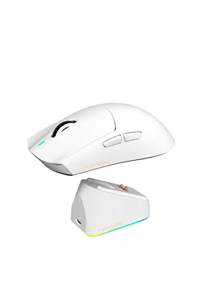 OYUNCU BAYKUŞ FURYCUBE G16 PRO - Şarj Docklu RGB Kablosuz Oyuncu Mouse (2.4G/...